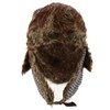 Trendy Apparel Shop Faux Fur Houndstooth Plaid Earflap Winter Trooper