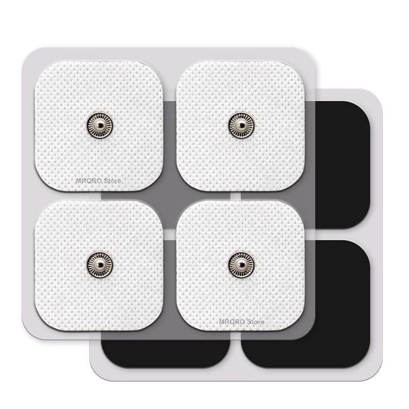 SensaMed - Set 9 Electrodos Parches 5x5 Lumbar Broche 3.5mm
