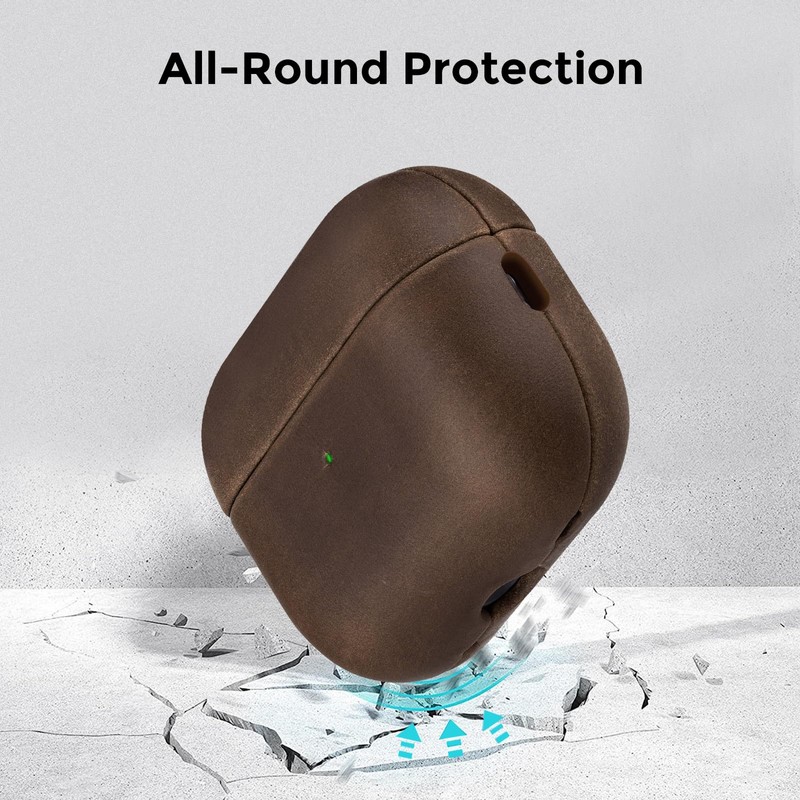 Bouixel Genuine Leather Case for AirPods Pro 3rd Generation Case