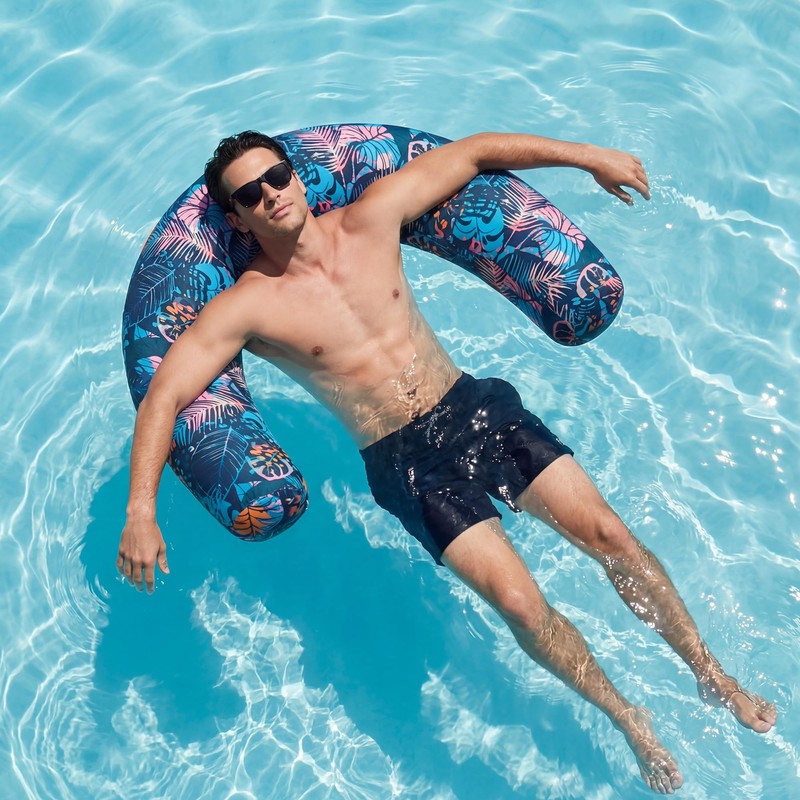 FindUWill Pool Noodles 2 Pack, Inflatable Pool Noodle with Soft