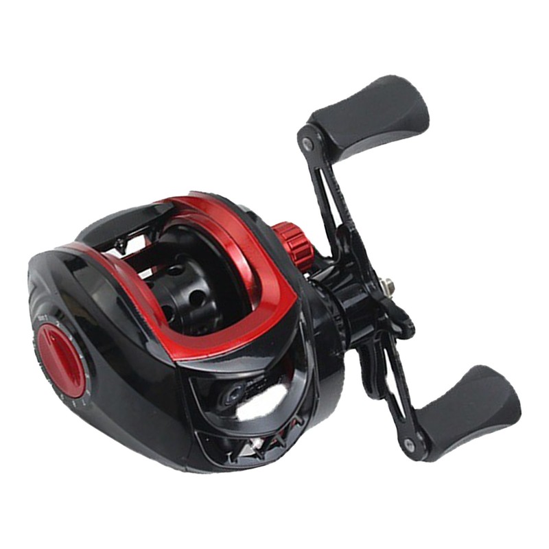 Baitcasting Reel Metal Long Cast Powerful Lightweight Smooth Baitcaster Fishing