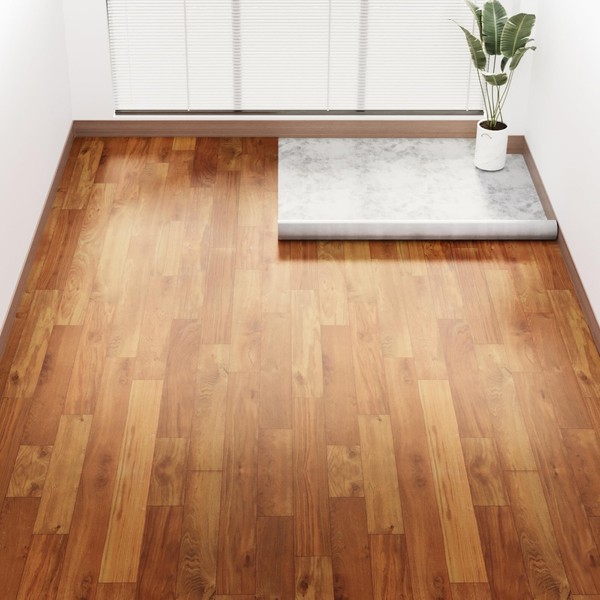 Oxdigi Vinyl Flooring Roll 107 sq.ft | 3'4"W x 32'10"L,