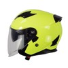 Milwaukee Helmets MPH9823DOT Shift Open Face 3/4 Neon Yellow Helmet