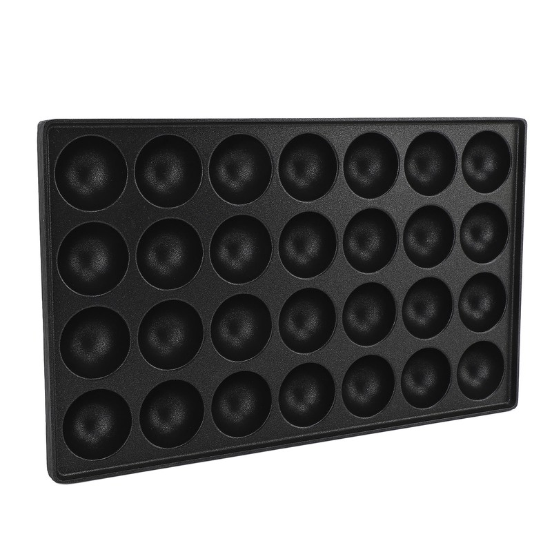 28 Holes Takoyaki Maker Octopus Meatballs Baking Tray Nonstick Kitchen
