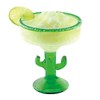 Supreme Housewares Margarita Glasses Cactus Decor Durable Acrylic Plastic Margarita