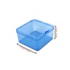 LJY 60 Pieces Square Mini Plastic Storage Containers Box Case