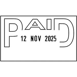 COLOP Printer 38 Date Stamp Paid