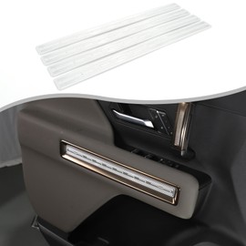Side Interior Door Panel Strip Trim for 2024 2025 Hummer EV Accessories, Interior Door Decoration Sticker, Car Trim Molding Kits of 4PCS (Silver)