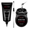 MAGYCAT 2Pcs 45ML Nail Art Rhinestone Glue Gel Super Strong