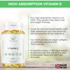 Vitamin E 500IU Vegan Softgels - 6 Month Supply 180ct