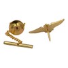 Vanguard US Navy (USN) Aviator Tie Tac - Gold Clutch