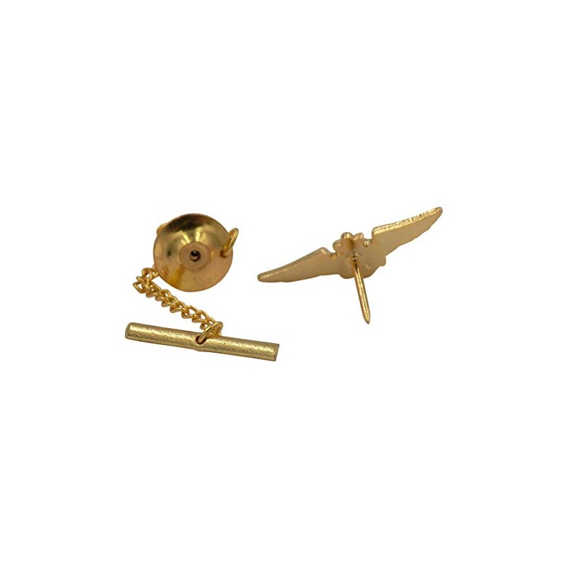 Vanguard US Navy (USN) Aviator Tie Tac - Gold Clutch