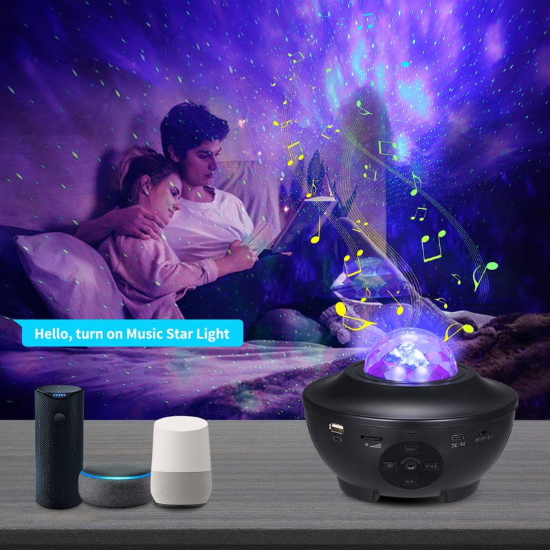 Tomshine Starry Projector Light Wi-Fi Connection Smartphone APP Control Adjustable