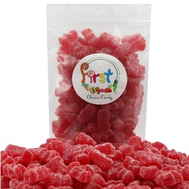 FirstChoiceCandy Fun Sour Gummy Bears (5 Pound (Pack of 1), Red Tart Cherry)