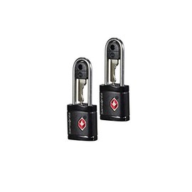 Samsonite Global Travel Accessories TSA Key Luggage Lock 2x, 6 cm, Black