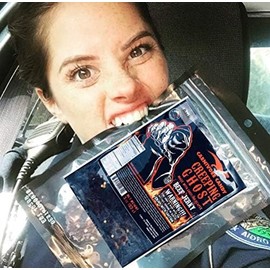 Jurassic Jerky Creeping Reaper - Beef Jerky with amazing taste, no preservatives, MSG-free, low sodium Ready to Go Food. Great protein boost for the gym, office or on the go! (1) 3 Oz Bag