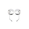 Chrome Motorcycle Handlebar Mirrors Rearview Side Mirrors Fit with M8