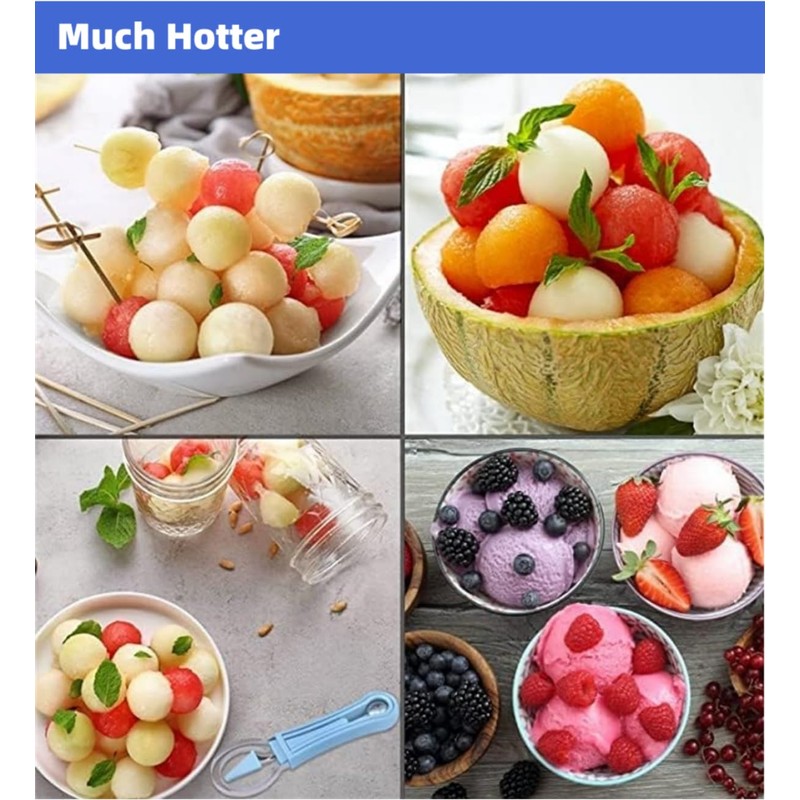 4 In 1 Stainless Steel Fruit Carving Tools Set, Melon