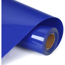 HIKENRI Royal Blue Heat Transfer Vinyl Bundle 12" x 10 ft Rolls, dark blue HTV Vinyl for Silhouette Cameo Easy to Cut & Weed,DIY Heat Press Design for T-Shirt,Clothes,Hats and Other Textiles