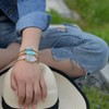 Turquoise Bracelet Stone of Healing & Protection December Birthstone Handcrafted