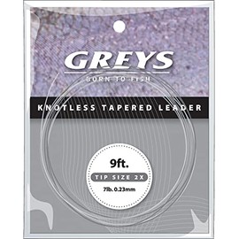 Greys Knotless Tapered Leaders 9ft/10lb