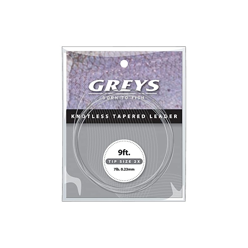 Greys Knotless Tapered Leaders 9ft/10lb