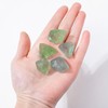 Apengshi 1/2lb（230g) Natural Green Fluorite About 0.59-0.78in Healing Crystal Tumbled