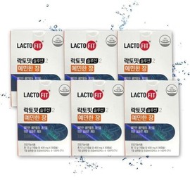 Chong Kun Dang Lactopit Solution 2 Sensitive Intestine 450mg x 30 Capsules 6 Boxes / 종근당 락토핏 솔루션 2 예민한 장 450mg x 30캡슐 6박스