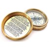 Robert Frost Poem Compass Brass Pocket Compass - Watch Type