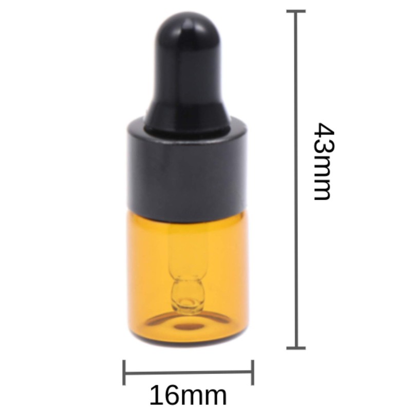 heizi Dropper Bottles Essential Oils Storage Containers, Light Blocking Bottle,