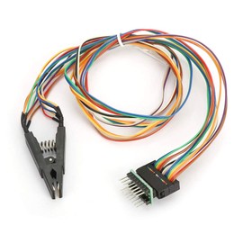 AUNMAS SOP16 to DIP8 Flash Clip, Programmer Testing Clip 16 Pin SOP16 to DIP8 IC Test Clamp for SOP16, SOIC16 Chip Programming