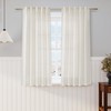 Nanspring - Cortinas naturales para café, 54 pulgadas de largo,