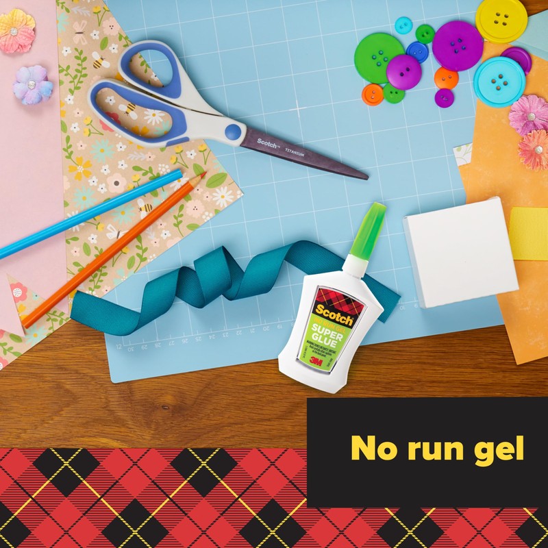 Scotch Super Glue Gel in Precision Applicator, .14 Ounces (AD125)