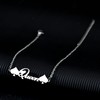 Queen of Spades Anklet Silver, Silver Queen of Spades Ankle