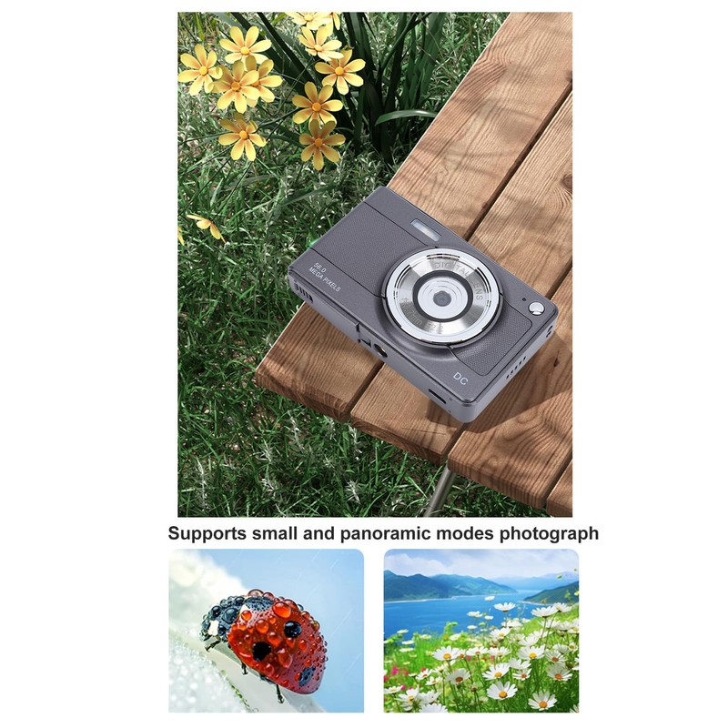 50 Megapixel Digital Camera, 8x Digital Zoom, 2.8 Inch Display,