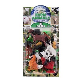 HTI Natural World Farm Animals 21 Pcs