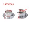 Tighall 6PCS Heavy Duty Stainless Steel Closet Pole Sockets Rod