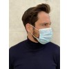 Mouth and nose protective mask.