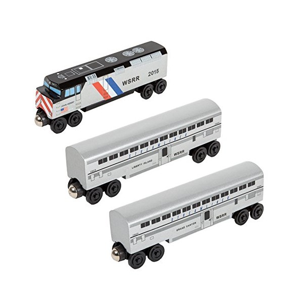Whittle Shortline Railroad Streamliner John Henry 3pc Set
