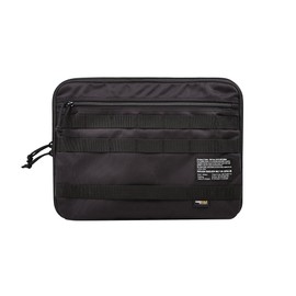 Rough Enough 14 Inch Laptop Case Sleeve Tactical Laptop Bag Briefcase with Tablet Compartment and Accessories Pockets Molle Strap, Water Resistant, Black Cordura
