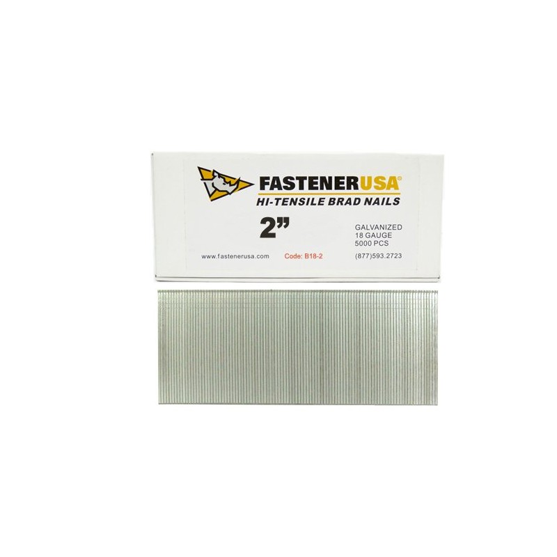 2" Brad Nails 18GA GALV 30,000ct