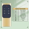 TCNOUMT Replacement Remote Control Compatible with Dreo General SerialTower Fan