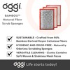 OGGI Bambou Odor-Free Scrubbing Sponges - Natural Scrub Sponges for