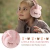 Bseical Ear Warmers Winter Rabbit Earmuffs, Plush Earmuffs for Winter,