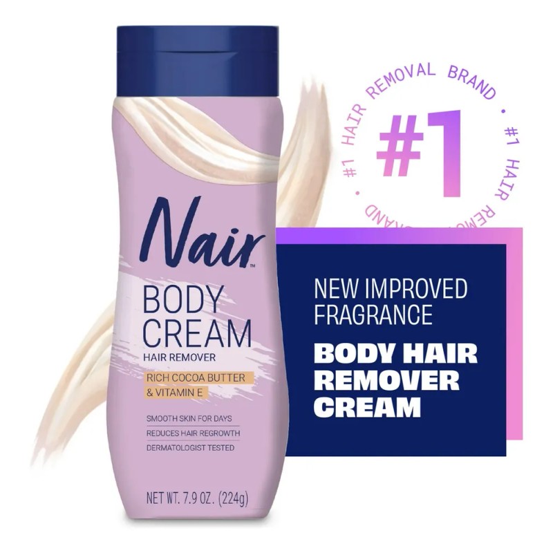 Nair Body Cream Hair Remover, 7.9 Oz