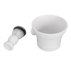 Men Beard Foaming Brush Set Soap Bowl Brush Rack Rich