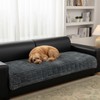 Pet Couch Cover Washable Fuzzy Sofa Slipcovers Non-Slip Quilted Padding