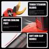 Takuoo Cordless Electric Pruning Shears, Professional Brushless Electric Secateurs E...