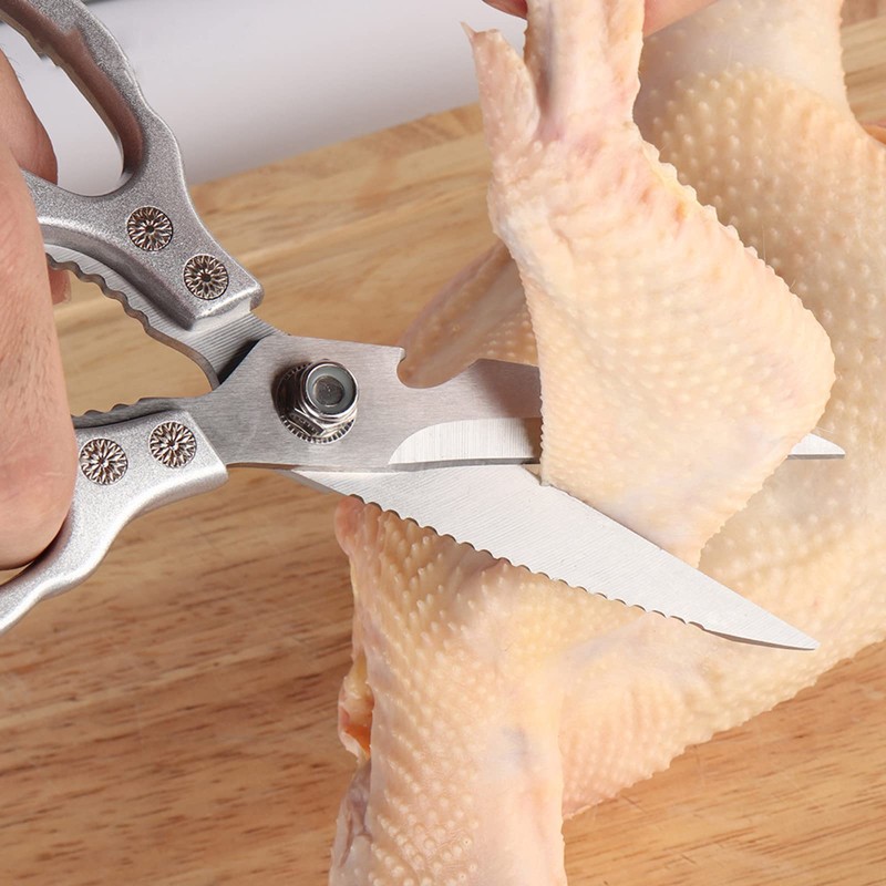 Kitchen scissors, household scissors, stainless steel, all-purpose scissors, heavy sharp
