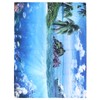 200x150cm Tapestry Scenery Summer Beach Sea View Background Tapestry Home